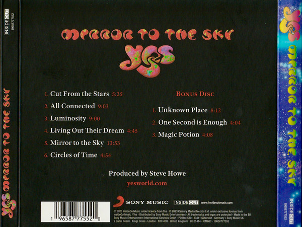 Yes - Mirror To The Sky - cd image 2