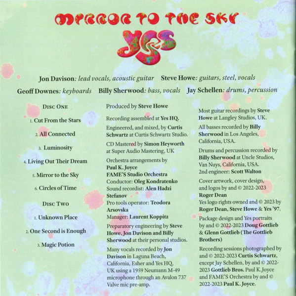 Yes - Mirror To The Sky - cd image 25