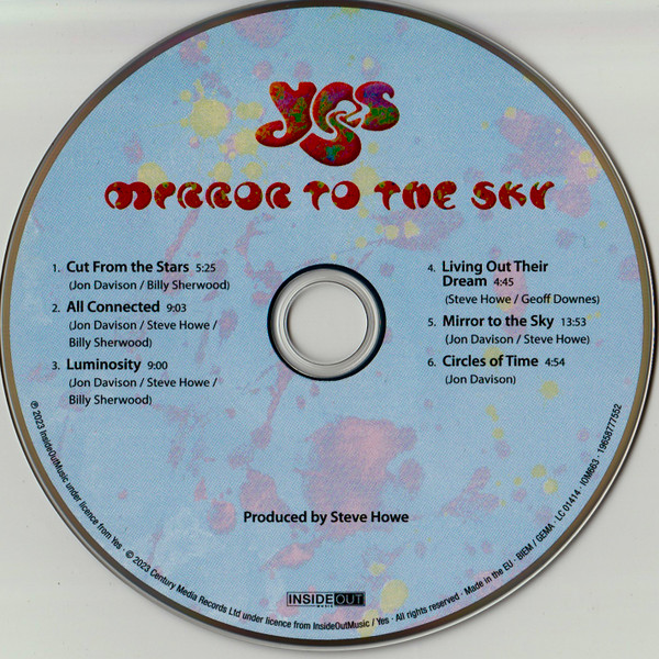 Yes - Mirror To The Sky - cd image 3