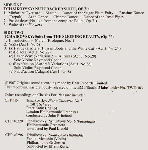 Pyotr Ilyich Tchaiko - Nutcracker Suite • Sleeping Beauty Suite - U image 5