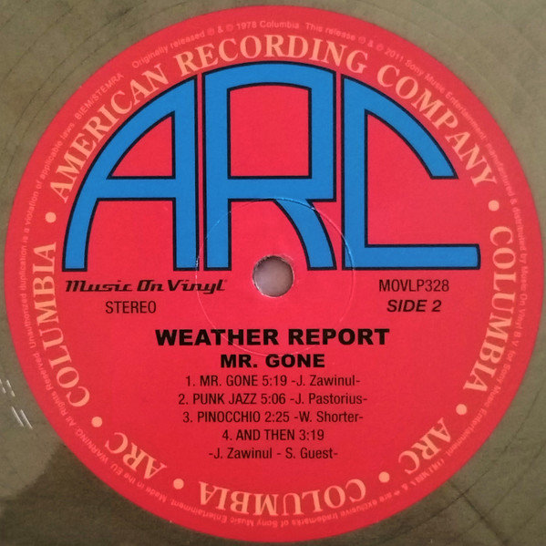 Weather Report - Mr. Gone - Vinyl Record lp image 4
