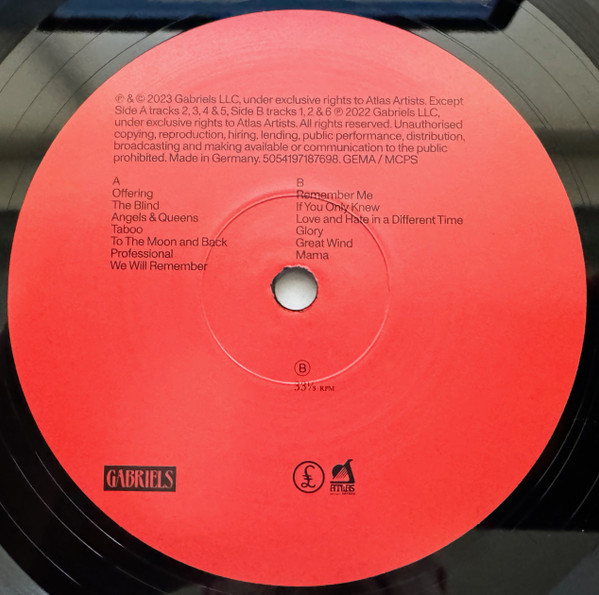Gabriels (3) - Angels & Queens - Vinyl Record lp image 4