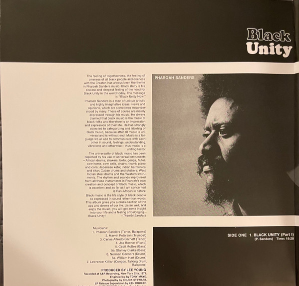Pharoah Sanders - Black Unity - Vinyl Record lp image 2
