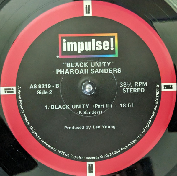 Pharoah Sanders - Black Unity - Vinyl Record lp image 6