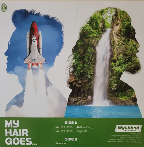 Rhett & Link - My Hair Goes... - Used Vinyl Record 12" image 2