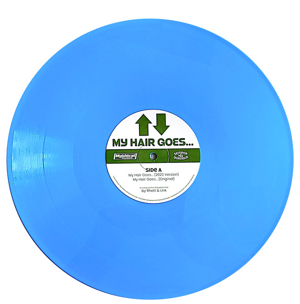 Rhett & Link - My Hair Goes... - Used Vinyl Record 12" image 7