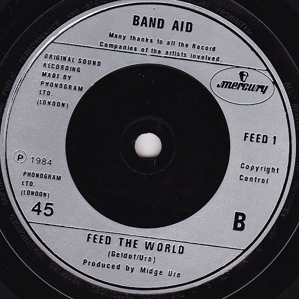 Band Aid - Do They Know It's Christmas? - Used Vinyl Record 7" image 4
