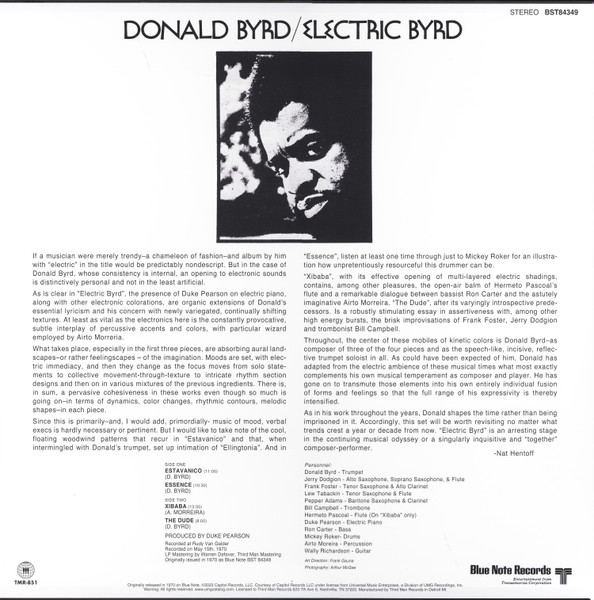 Donald Byrd - Electric Byrd - Vinyl Record lp image 2