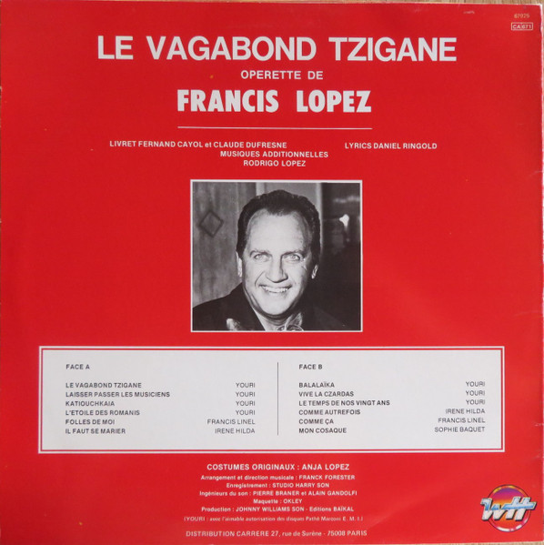 Youri Azios Manoff - Le Vagabond Tzigane - Used Vinyl Record lp image 2