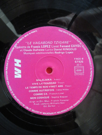 Youri Azios Manoff - Le Vagabond Tzigane - Used Vinyl Record lp image 4