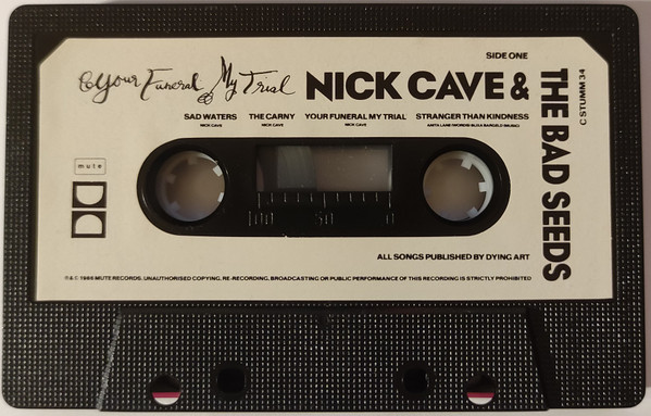 Nick Cave & The Bad - Your Funeral... My Trial - Used cass image 4