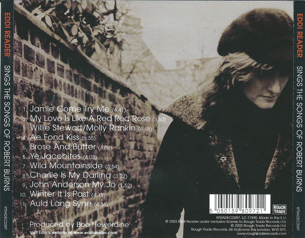 Eddi Reader - Sings The Songs Of Robert Burns - Used cd image 2
