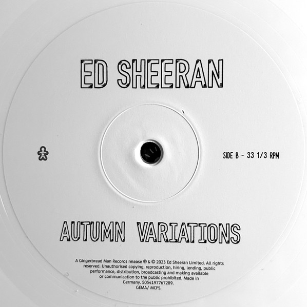Ed Sheeran - Autumn Variations - Vinyl Record lp image 4