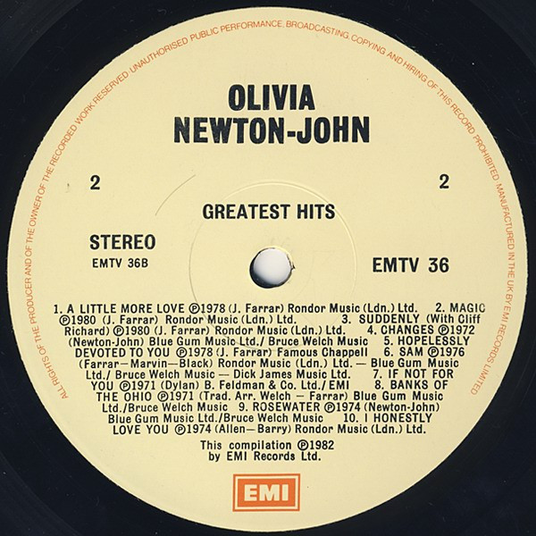 Olivia Newton-John - Greatest Hits - Used Vinyl Record image 4