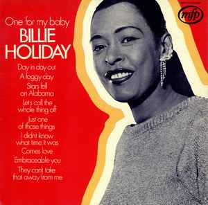 Billie Holiday - One For My Baby - Used Vinyl Record image 1