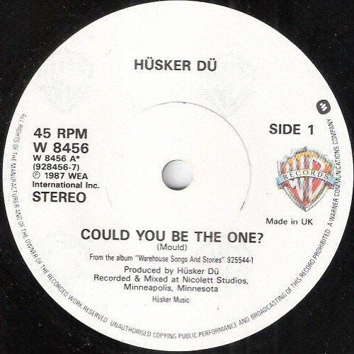 Husker Du - Could You Be The One? - Used Vinyl Record 7" image 3