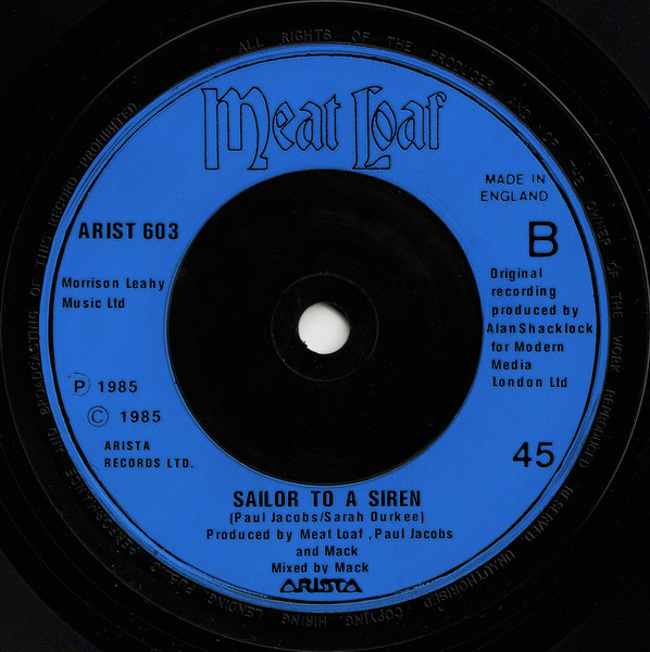 Meat Loaf - Piece Of The Action - Used Vinyl Record 7" image 4