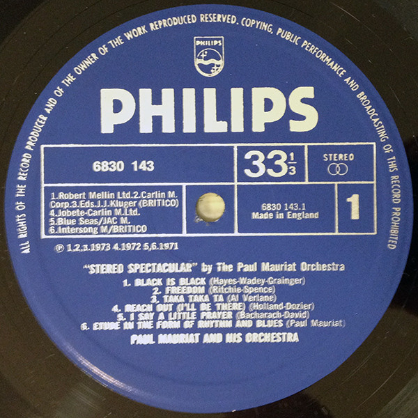 Paul Mauriat And His - Stereo Spectacular - Used Vinyl Record image 3