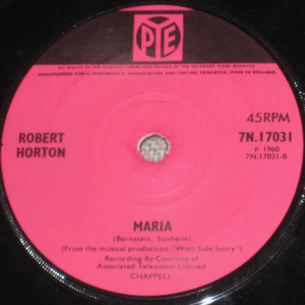 Robert Horton - Shenandoah - Used Vinyl Record 7" image 2