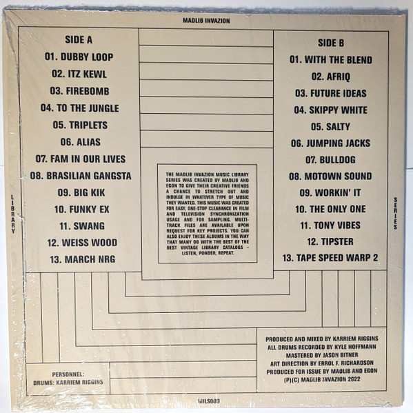 Karriem Riggins - To The Jungle - Vinyl Record lp image 2
