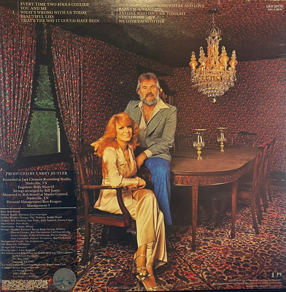 Kenny Rogers - Every Time Two Fools Collide - Used Vinyl Record image 2