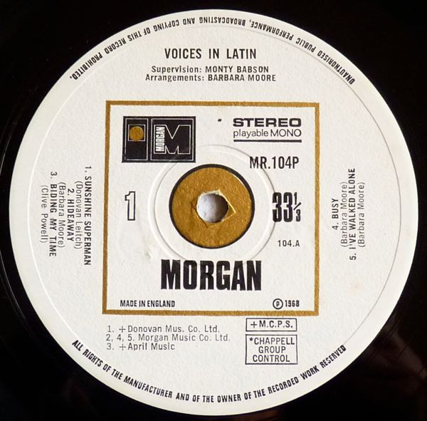 Voices In Latin - Used Vinyl Record image 3