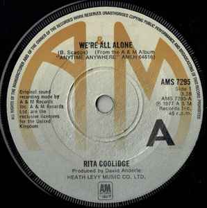 Rita Coolidge - We're All Alone - Used Vinyl Record 7" image 1