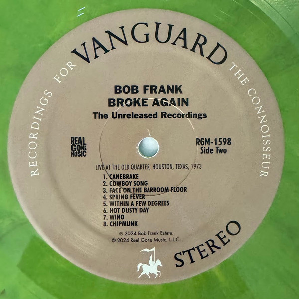 Bob Frank - Broke Again - The Unreleased Recordings - Vinyl Record l image 4