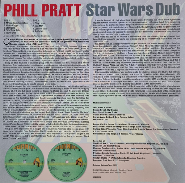 Phil Pratt - Stars Wars Dub - Vinyl Record lp image 3