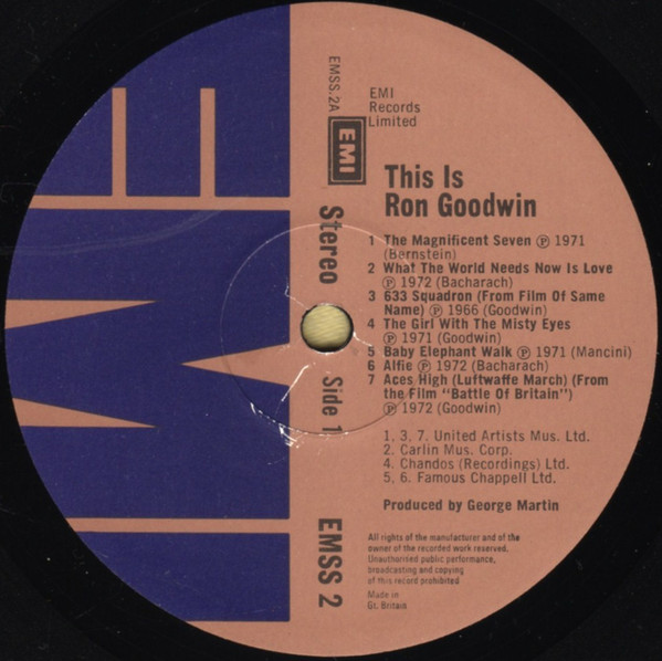 Ron Goodwin And His - This Is Ron Goodwin - Used Vinyl Record image 3