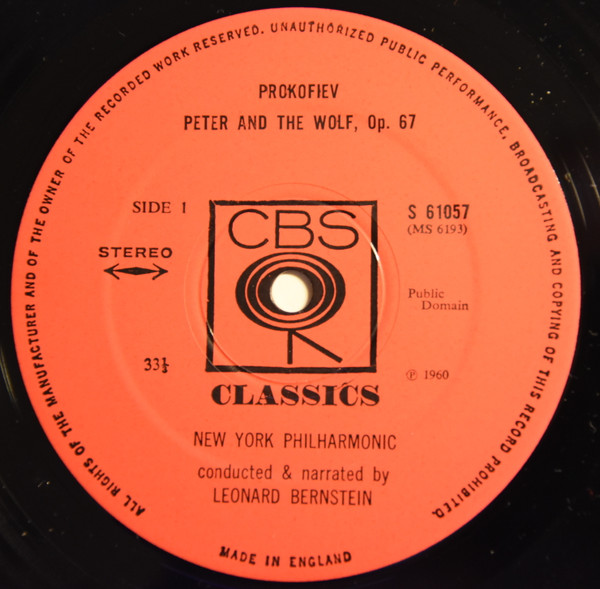 New York Philharmoni - Peter And The Wolf / Nutcracker Suite - Used V image 3