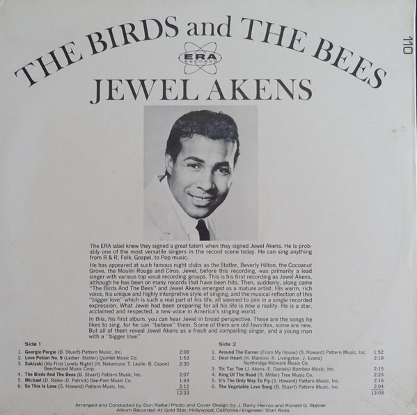 Jewel Akens - Birds And The Bees - Used Vinyl Record image 2