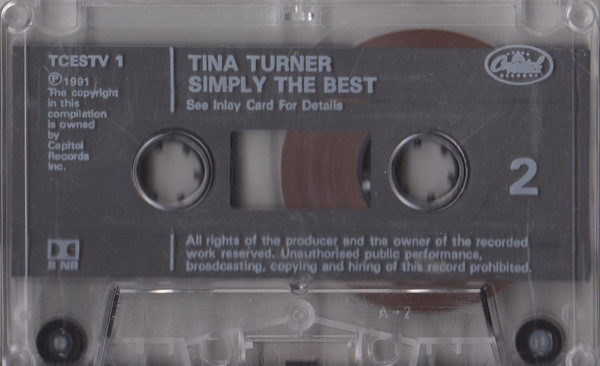 Tina Turner - Simply The Best - Used Cassette image 5