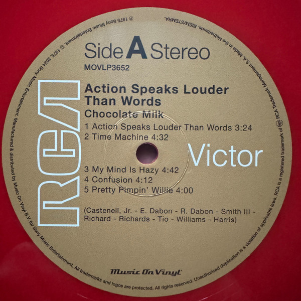 Chocolate Milk - Action Speaks Louder Than Words - Vinyl Record lp image 3