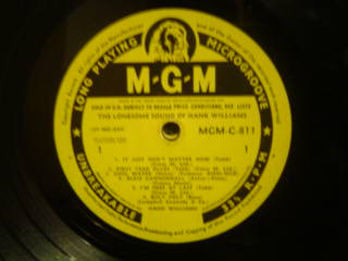 Hank Williams - Lonesome Sound Of - Used Vinyl Record image 2