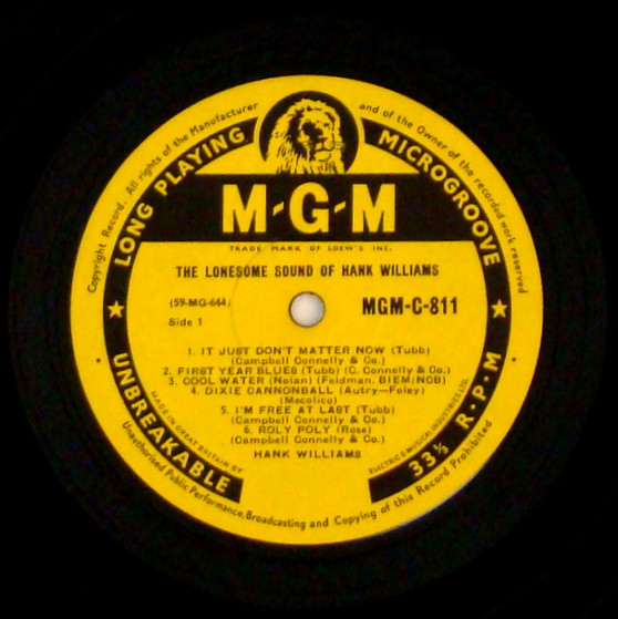 Hank Williams - Lonesome Sound Of - Used Vinyl Record image 5