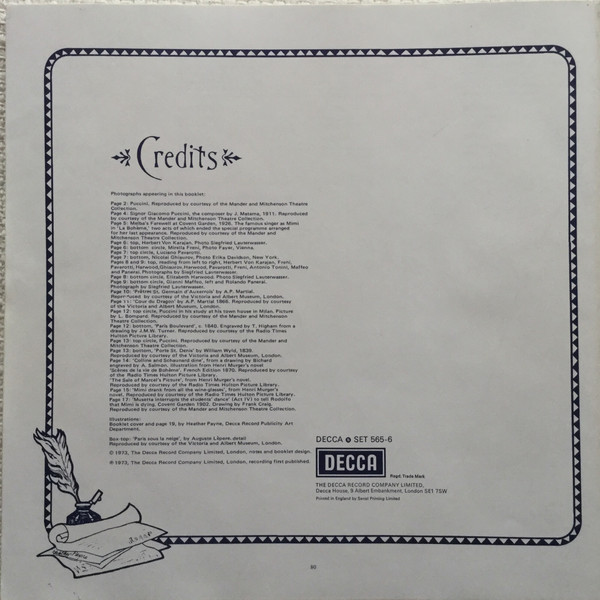 Giacomo Puccini - La Boheme - Used Vinyl Record image 9