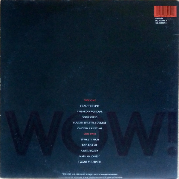 Bananarama - Wow! - Used Vinyl Record image 2
