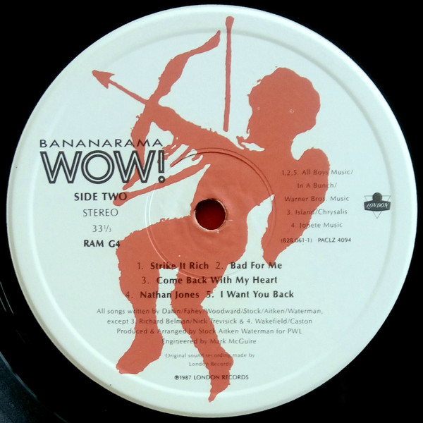 Bananarama - Wow! - Used Vinyl Record image 5