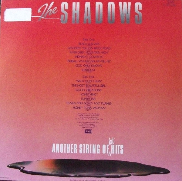 Shadows - Another String Of Hot Hits - Used Vinyl Record image 2