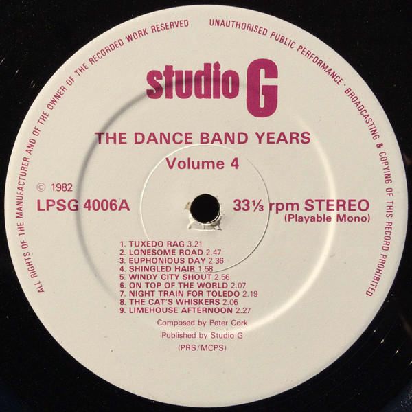 Peter Cork - Dance Band Years - Used Vinyl Record image 3