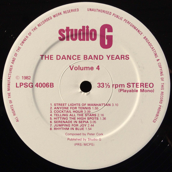 Peter Cork - Dance Band Years - Used Vinyl Record image 4