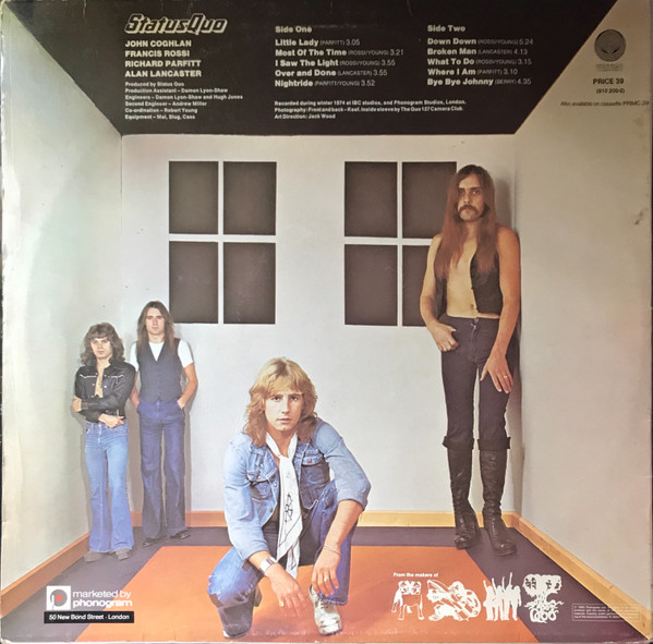 Status Quo - On The Level - Used Vinyl Record image 2