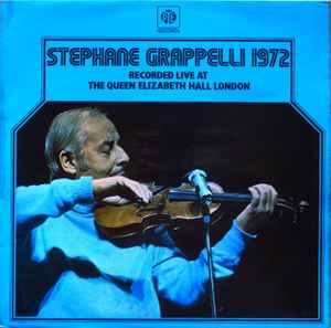 Stephane Grappelli - 1972 (Recorded Live At The Queen Elizabeth Hall image 1