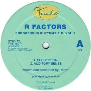 R Factors - Endogenous Rhythms E.P. Vol. 1 - Used Vinyl Record 12" image 1