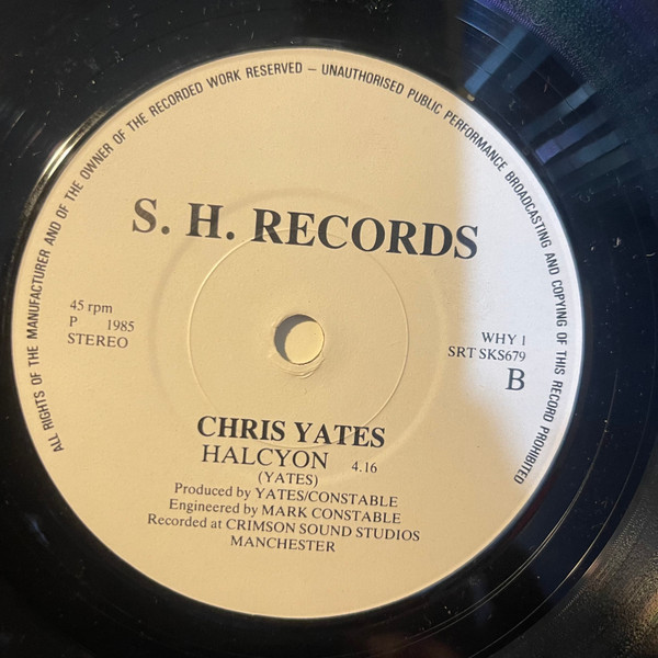 Chris Yates - Safety First - Used Vinyl Record 7" image 4