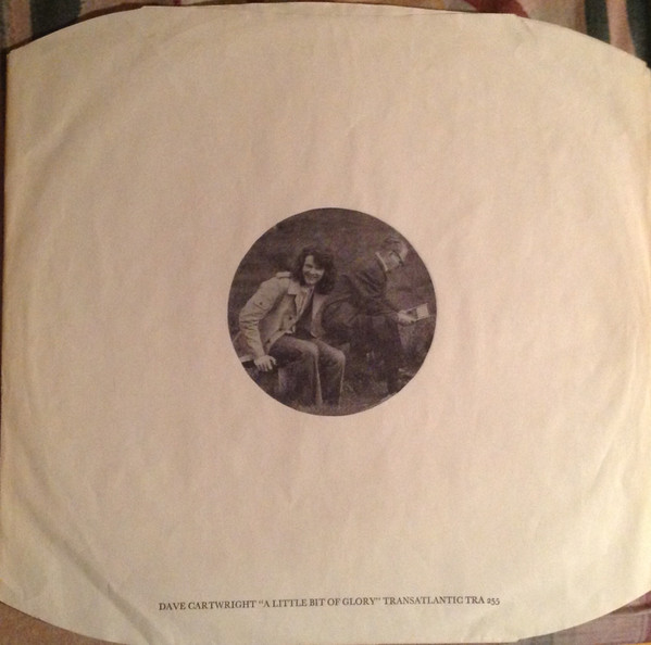 Dave Cartwright - A Little Bit Of Glory - Used Vinyl Record image 5