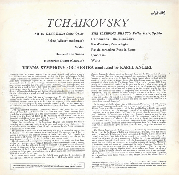Pyotr Ilyich Tchaiko - "Swan Lake" Ballet Suite, Op.20 / "Sleeping Be image 2