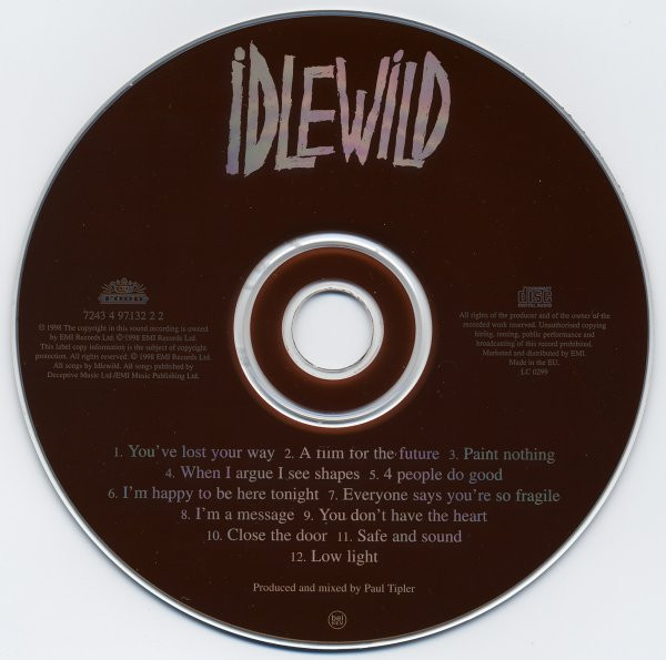 Idlewild - Hope Is Important - Used CD image 3