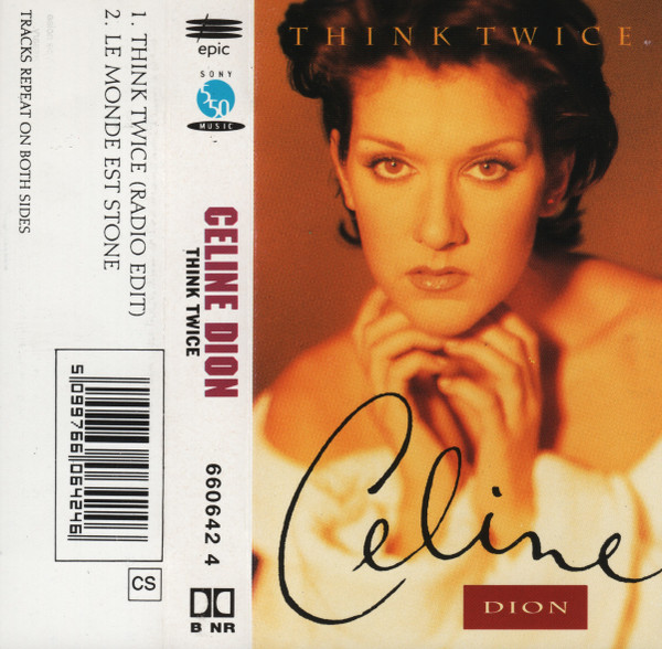 Celine Dion - Think Twice - Used Cassette image 2